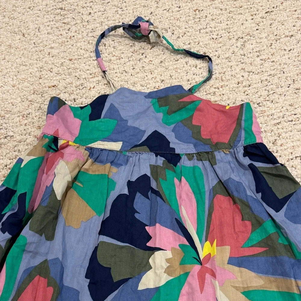 Gap Kids Floral Kids Dress - Size Medium 8/9 - Halter Neck